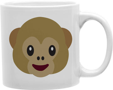 Monkey Emoji Coffee and Tea Ceramic Mug 11oz