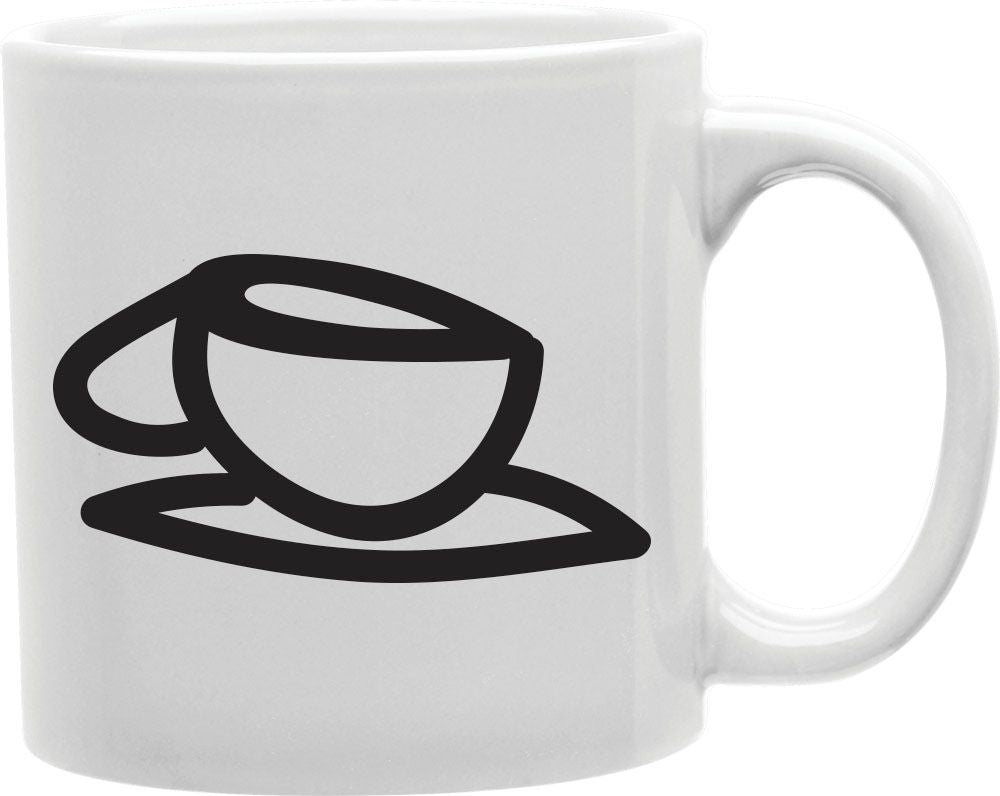 Coffee Cup Drawing Coffee and Tea Ceramic Mug 11oz