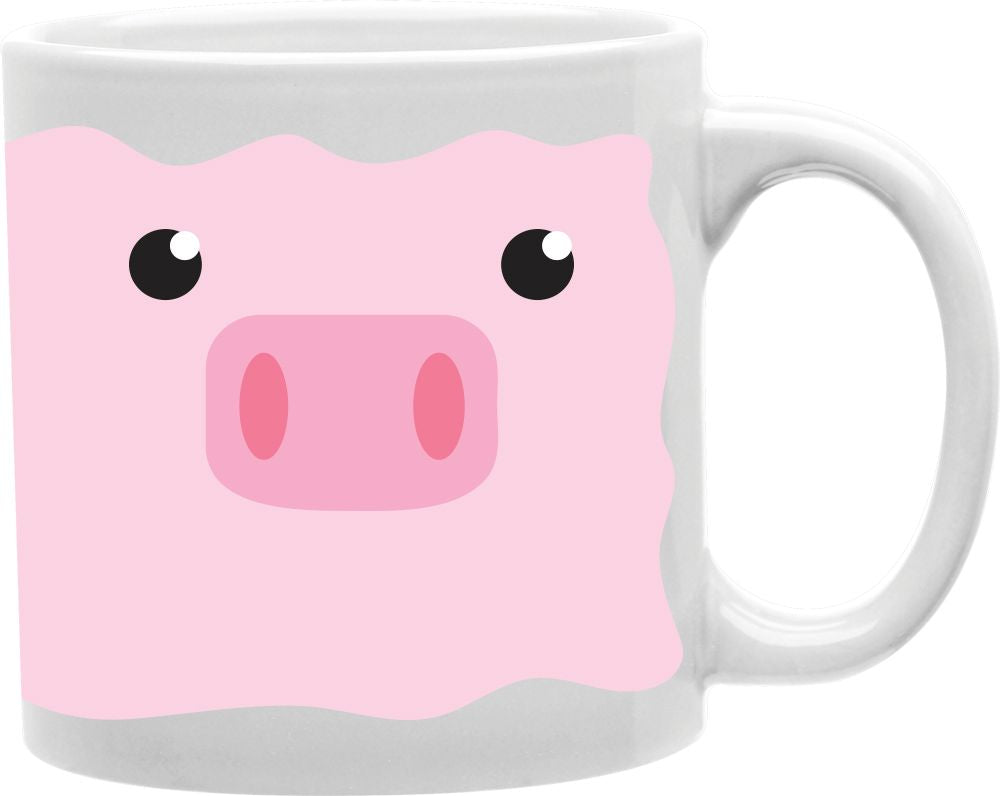 Pig Face Coffee and Tea Ceramic Mug 11oz