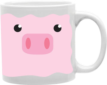 Pig Face Coffee and Tea Ceramic Mug 11oz