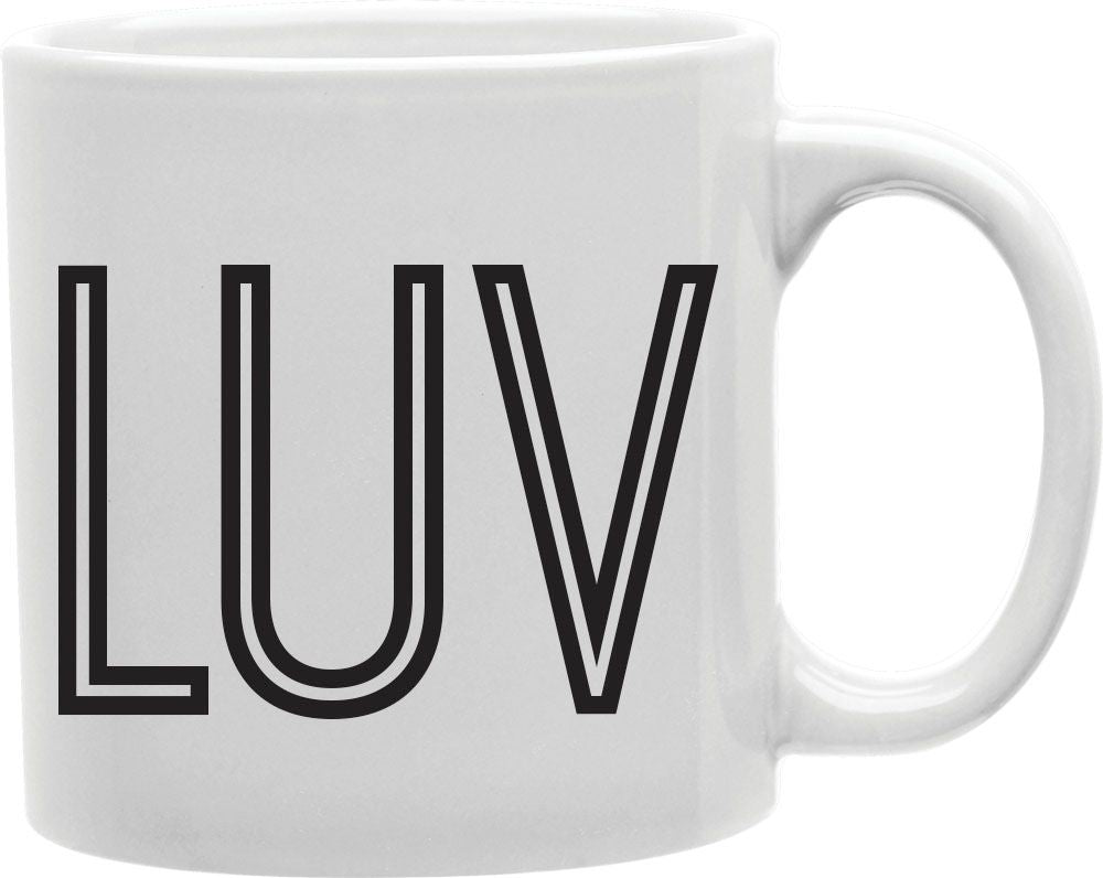 LUV Coffee and Tea Ceramic Mug 11oz