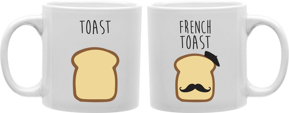Toast And French Toast Coffee and Tea Ceramic Mug 11oz
