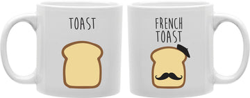 Toast And French Toast Coffee and Tea Ceramic Mug 11oz
