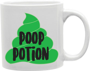 Poop Potion Green Coffee and Tea Ceramic Mug 11oz