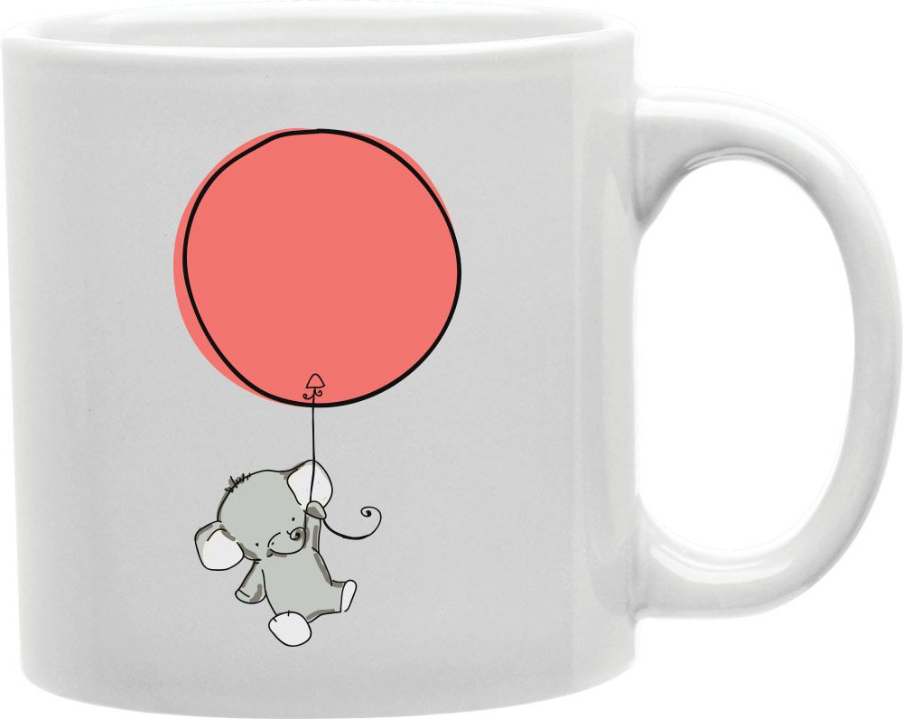 Elephant Balloon Coffee and Tea Ceramic Mug 11oz