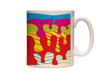 Dripping Candy Colors Coffee and Tea Ceramic Mug 11oz