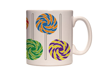 Lollipops Coffee and Tea Ceramic Mug 11oz