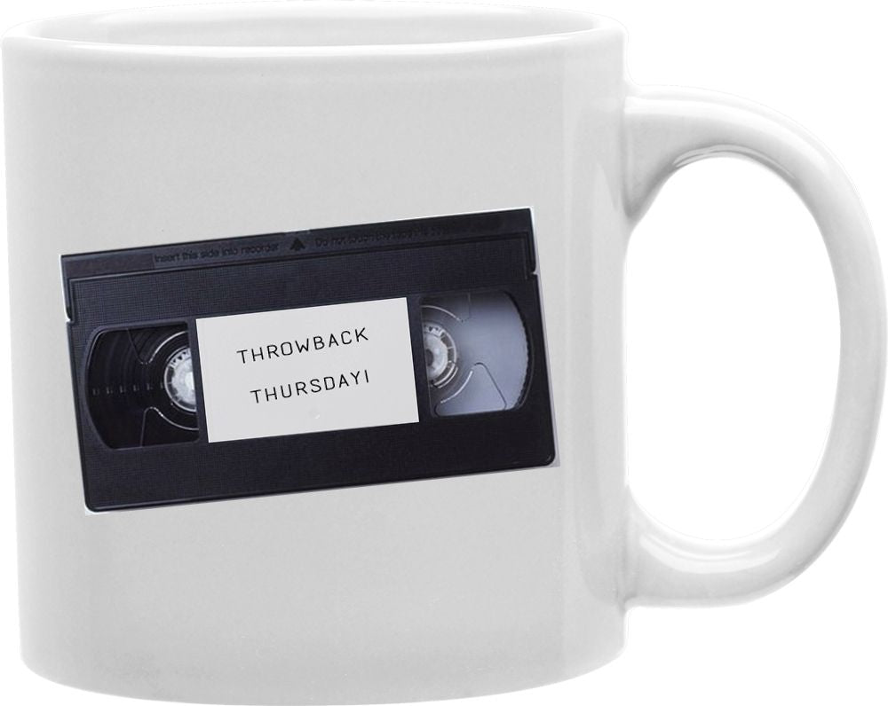 Throwback Thursday VHS Coffee and Tea Ceramic Mug 11oz