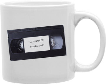 Throwback Thursday VHS Coffee and Tea Ceramic Mug 11oz