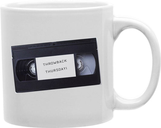 Throwback Thursday VHS Coffee and Tea Ceramic Mug 11oz