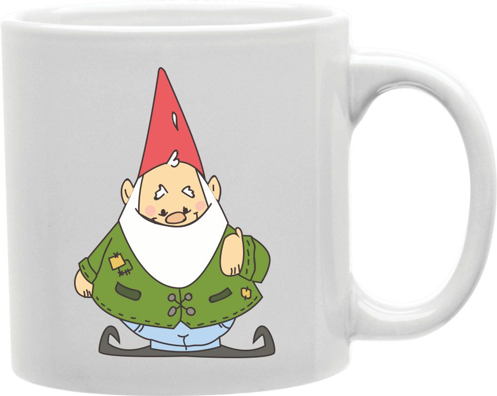 Happy Gnome Coffee and Tea Ceramic Mug 11oz