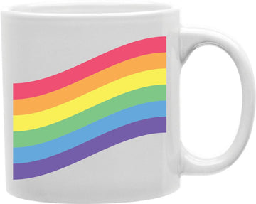 Rainbow Pride Flag Coffee and Tea Ceramic Mug 11oz