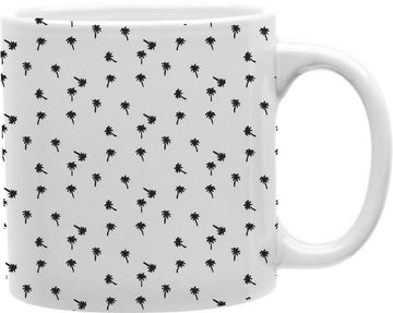 Palm Tree Pattern Coffee and Tea Ceramic Mug 11oz
