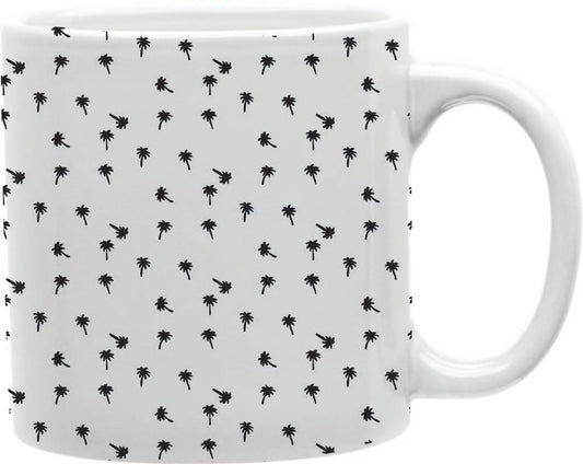 Palm Tree Pattern Coffee and Tea Ceramic Mug 11oz