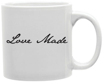 Love Made Coffee and Tea Ceramic Mug 11oz