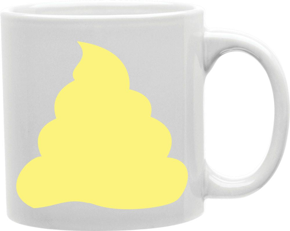 Yellow Poop Emoji Coffee and Tea Ceramic Mug 11oz