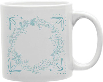 Floral Wreath Tapestry Coffee and Tea Ceramic Mug 11oz
