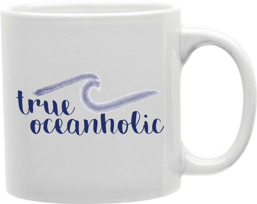 True Oceanholic Coffee and Tea Ceramic Mug 11oz