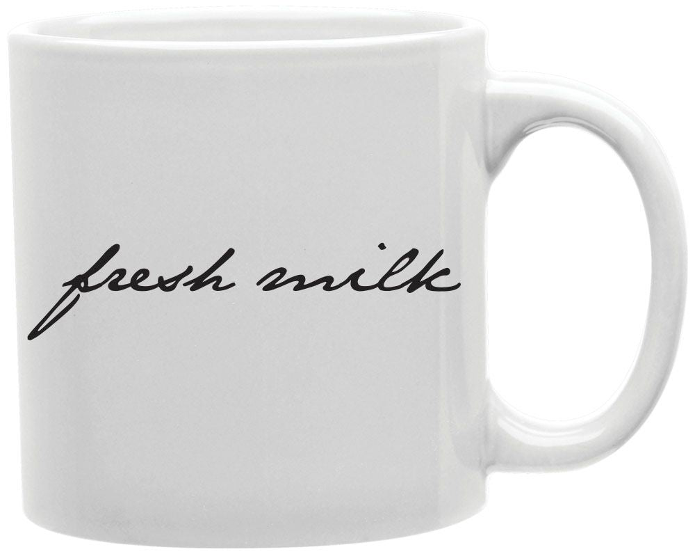 Fresh Milk Coffee and Tea Ceramic Mug 11oz