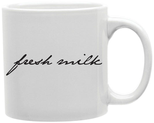 Fresh Milk Coffee and Tea Ceramic Mug 11oz