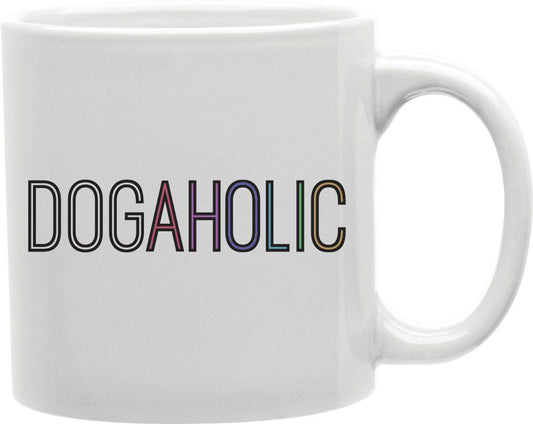 Dogaholic Coffee and Tea Ceramic Mug 11oz