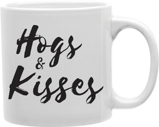 Hogs And Kisses Coffee and Tea Ceramic Mug 11oz