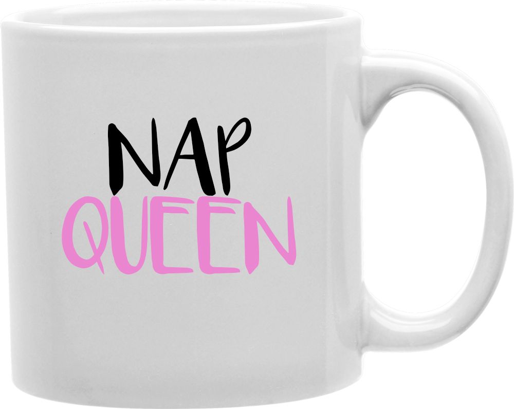 Nap Queen Pink Coffee and Tea Ceramic Mug 11oz