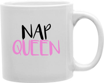 Nap Queen Pink Coffee and Tea Ceramic Mug 11oz