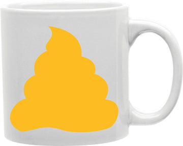 Orange Poop Emoji Coffee and Tea Ceramic Mug 11oz