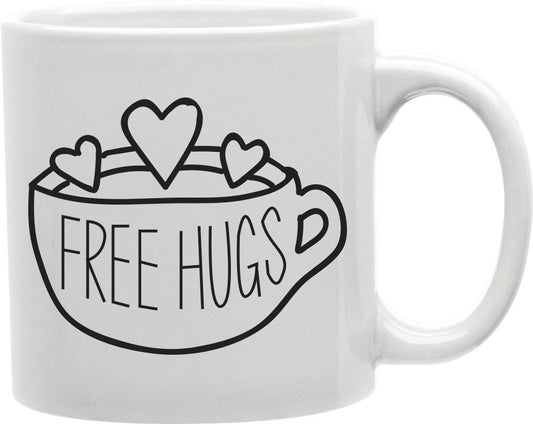 Free Hugs Cup Coffee and Tea Ceramic Mug 11oz
