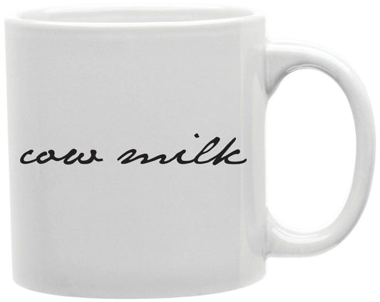 Cow Milk Coffee and Tea Ceramic Mug 11oz