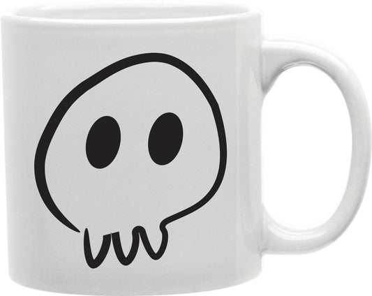 Doodle Skull Coffee and Tea Ceramic Mug 11oz