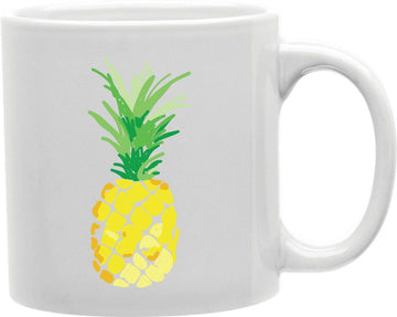 Yellow Pineapple Coffee and Tea Ceramic Mug 11oz