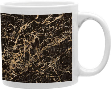 Black And Gold Marble Coffee and Tea Ceramic Mug 11oz