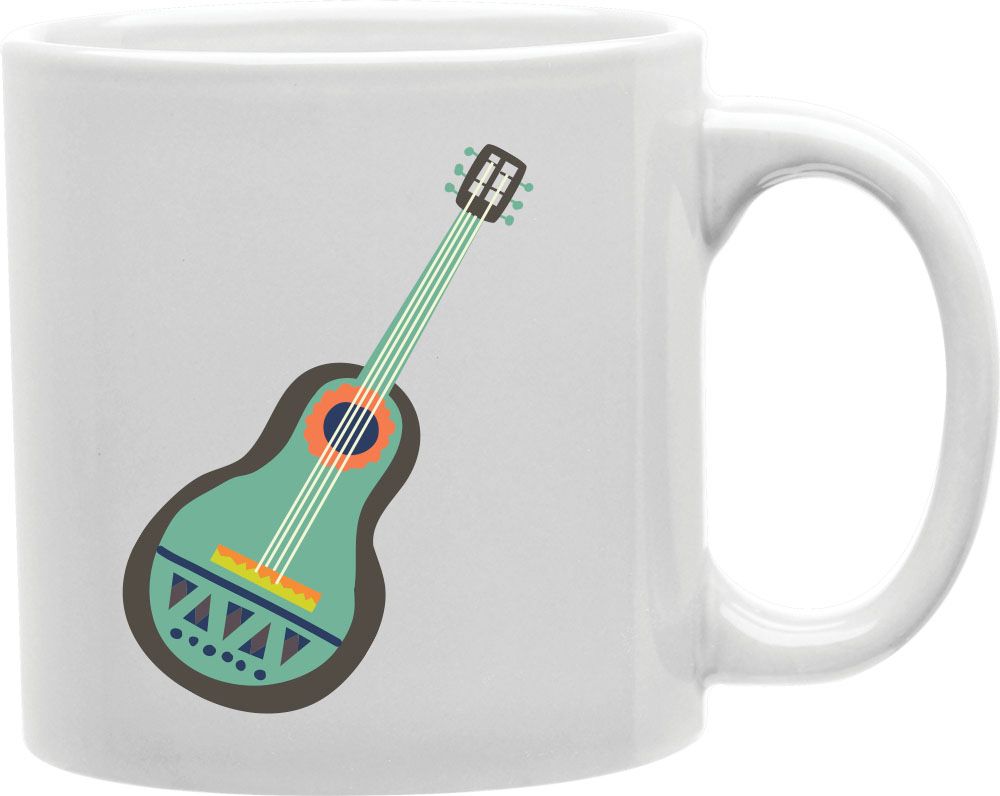 Guitar Coffee and Tea Ceramic Mug 11oz