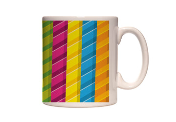 Candy Stick Stripes Coffee and Tea Ceramic Mug 11oz
