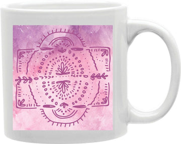 Pink Watercolor Tribal Tapestry Coffee and Tea Ceramic Mug 11oz