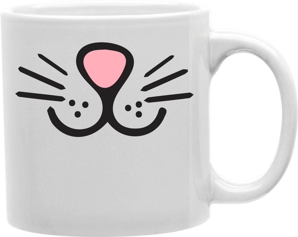 Cat Face Coffee and Tea Ceramic Mug 11oz