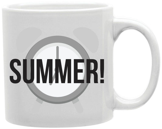 Summer Alarm Clock Coffee and Tea Ceramic Mug 11oz