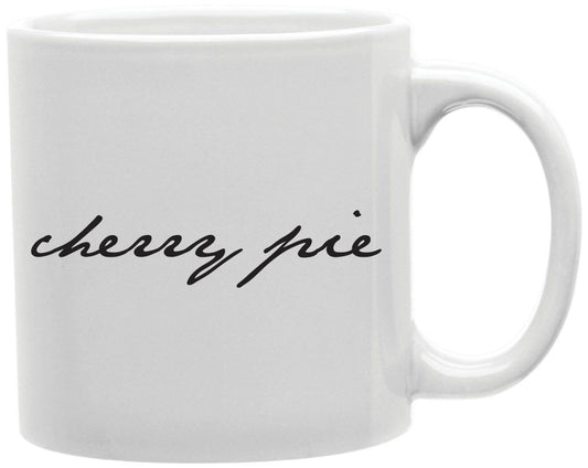 Cherry Pie Script Coffee and Tea Ceramic Mug 11oz