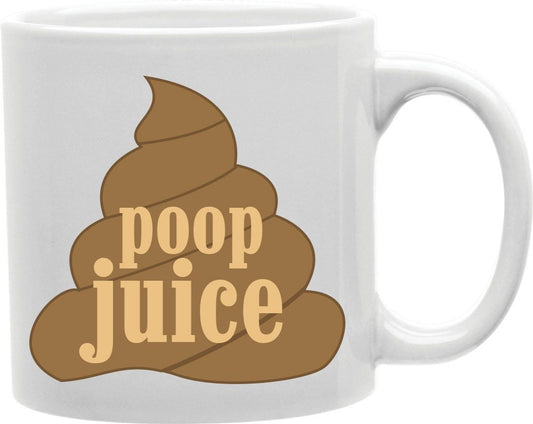 Poop Juice Emoji Coffee and Tea Ceramic Mug 11oz