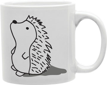 Curious Hedgehog Coffee and Tea Ceramic Mug 11oz