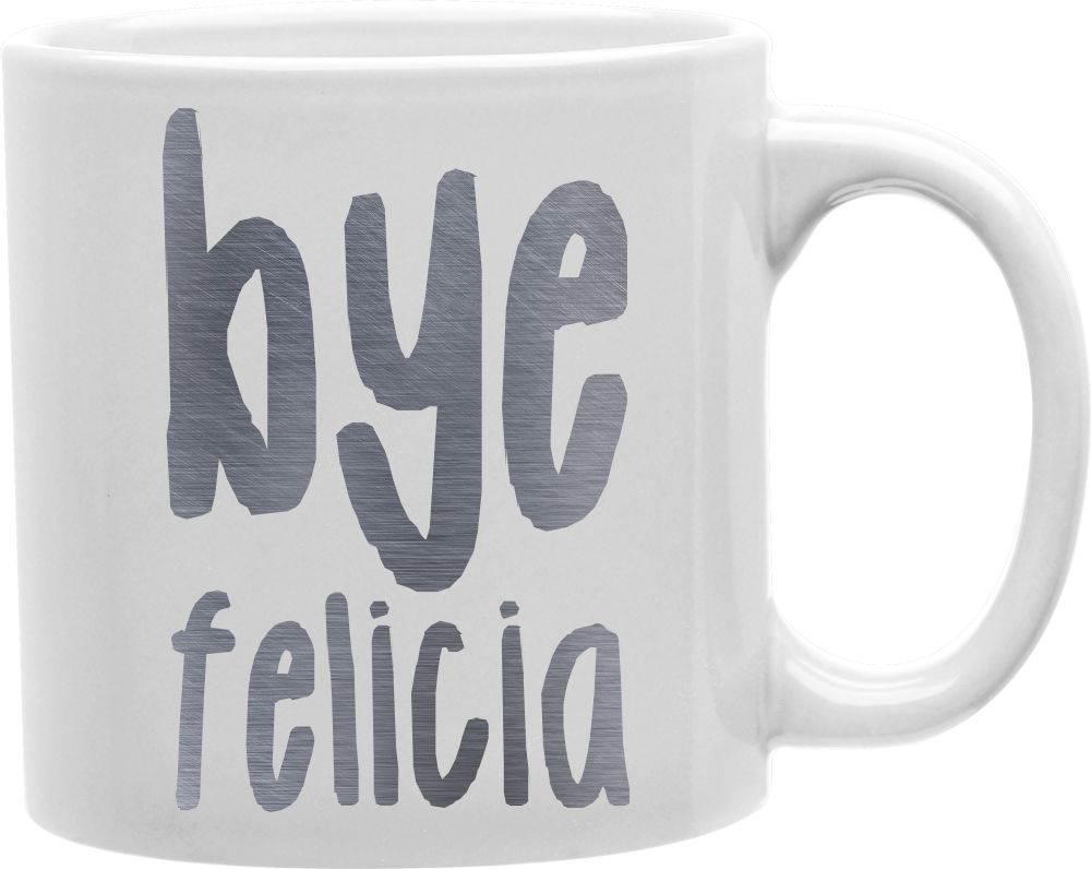 Silver Bye Felicia Coffee and Tea Ceramic Mug 11oz