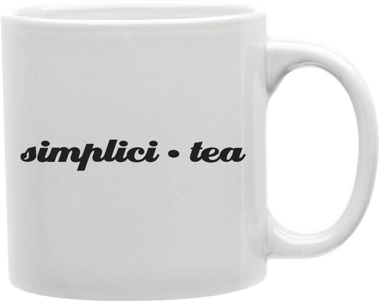 Simplici-Tea Coffee and Tea Ceramic Mug 11oz