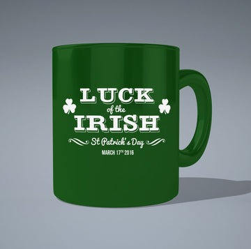 Luck Of The Irish Coffee and Tea Ceramic Mug 11oz
