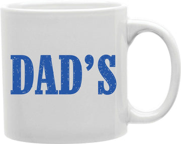 Dad's Blue Coffee and Tea Ceramic Mug 11oz
