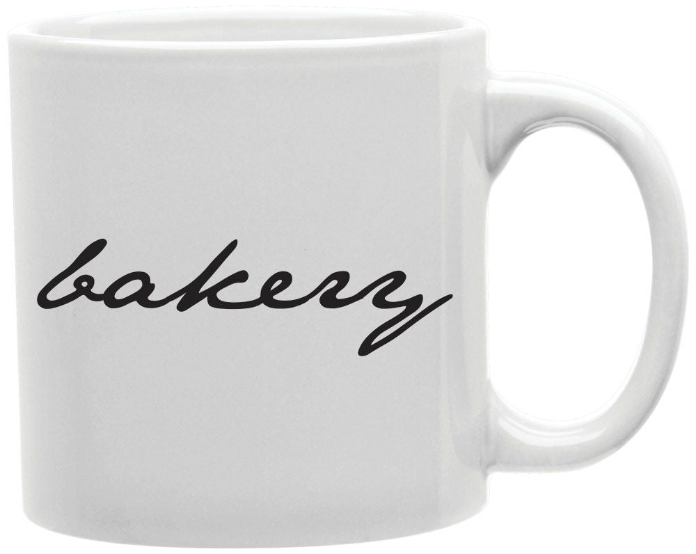 Bakery Script Coffee and Tea Ceramic Mug 11oz