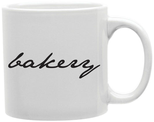 Bakery Script Coffee and Tea Ceramic Mug 11oz