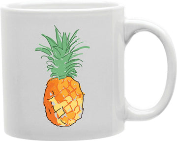 Watercolor Pineapple Coffee and Tea Ceramic Mug 11oz