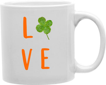 Love Clover Coffee and Tea Ceramic Mug 11oz